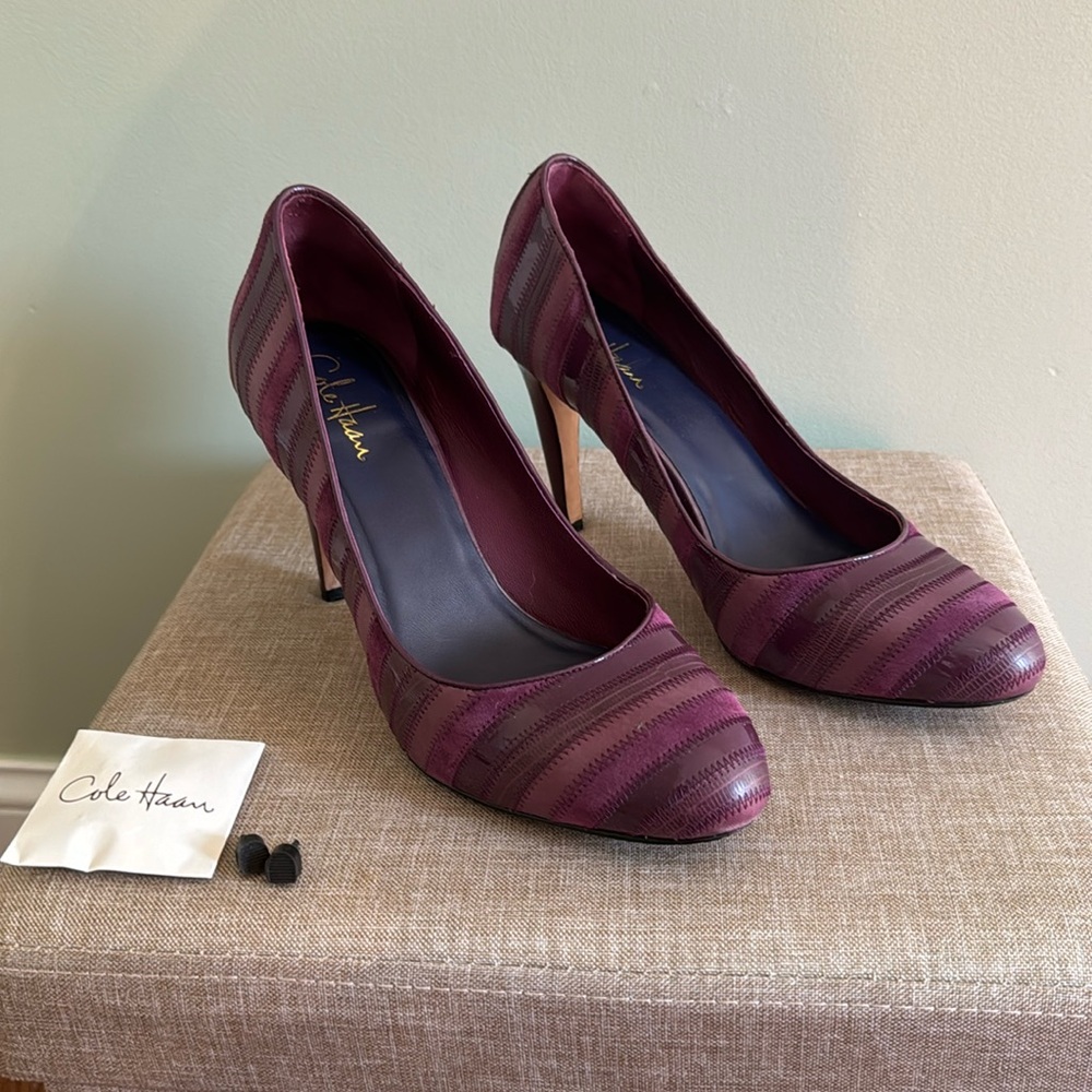 Cole Haan with Nike Air violet pump size 11